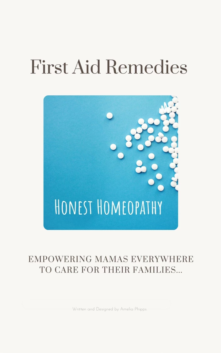 cover page of e-book about homeopathy