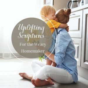 A mother hugging her young toddler